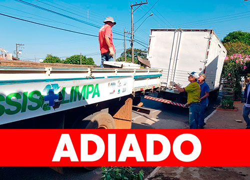 Divulgação - Caminhão do Assis + Limpa passará nos bairros assim que a chuva cessar