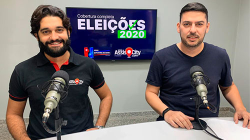 divulgação - Professor Elielton pelo Portal AssisCity e Gerônimo Paes pela Rádio Difusora serão os responsáveis pelas entrevistas com os candidatos