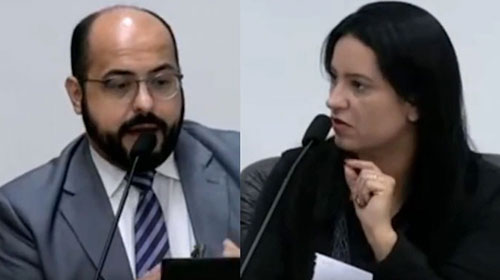 Divulgação - Vereador Fernando Vieira e Vereadora Vanessa Eugênio