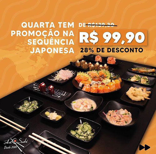 Divulgação - Promoção Sequência Japonesa