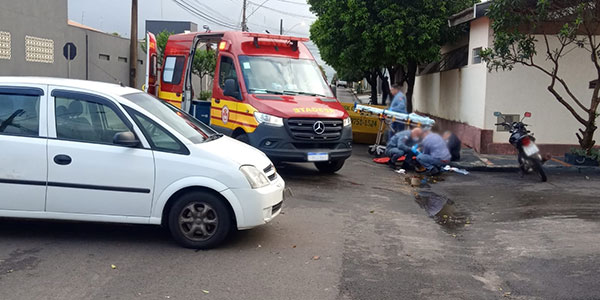 Divulgação - O resgate esteve no local para realizar os primeiros atendimentos - Foto: Divulgação