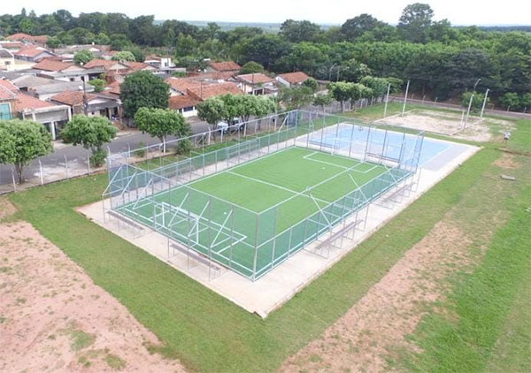 Divulgação - Vista aérea da nova Areninha de Quatá - Foto: Assessoria de Quatá