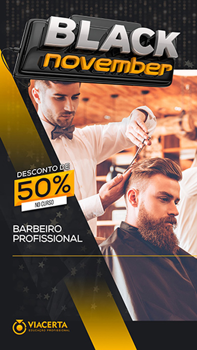 Divulgação - Via Certa abre inscrições para curso de Barbeiro Profissional - FOTO: Divulgação