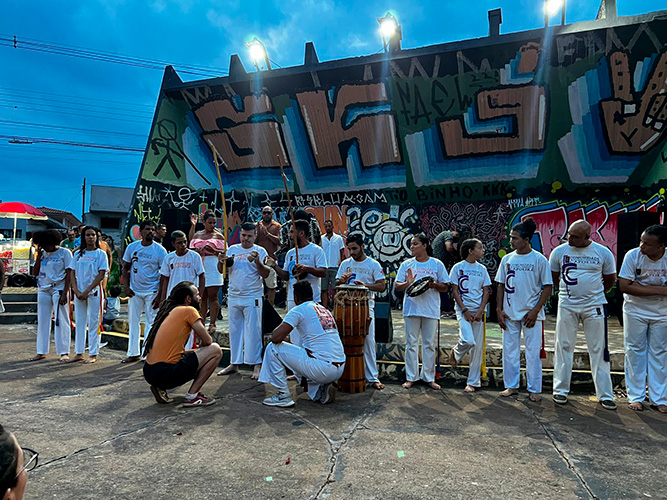 Portal AssisCity - Comunidade Capoeira Assis também marcou presença no evento - Foto: Portal AssisCity