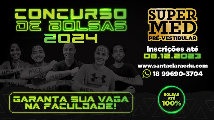 Curso Pré-vestibular SUPER MED COC Assis realiza Concurso de Bolsas