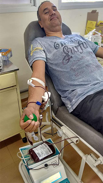 Divulgação - Marcos Roberto Ferreira é doador de sangue há 36 anos - Foto: Divulgação