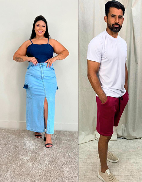 Divulgação - A Blogueirinha Store trabalha com moda feminina e masculina - Foto: Divulgação