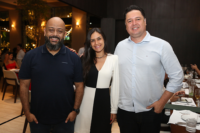 Divulgação/CBG - Paulo Alves, Eloisa Aquino e Renato Monteiro, membros da CBG - Foto: Divulgação/CBG