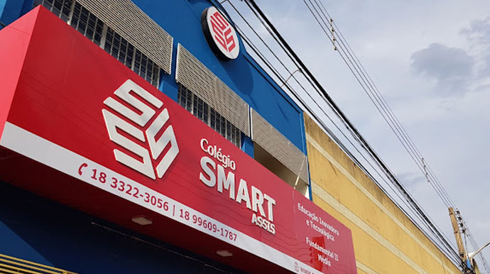 Divulgação/Colégio Smart - O Colégio Smart Assis está localizado na Avenida Rui Barbosa, 1520, Centro  - Foto: Divulgação/Colégio Smart