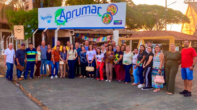 Reprodução/Departamento de Comunicação - Organizadores e representantes das entidades participaram de uma reunião para definir os detalhes da Festa do Milho - Foto: Reprodução/Departamento de Comunicação