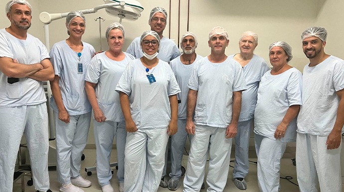 Divulgação - Equipe de Radiologia da Santa Casa de Assis recebe treinamento para novo Arco Cirúrgico