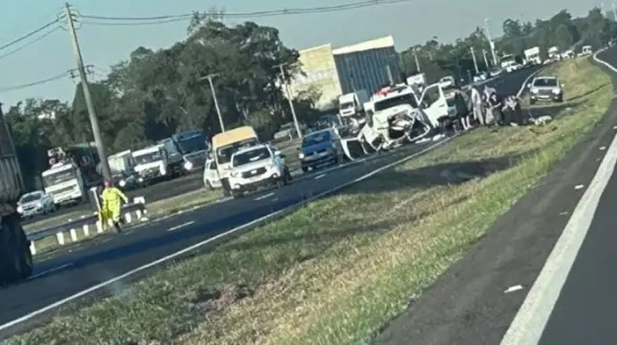 Divulgação - Acidente fatal mata bebê e deixa pais gravemente feridos em Bauru