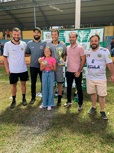 Divulgação - O REC também celebrou a conquista como defesa menos vazada e a artilharia do campeonato com oito gols - Foto: Divulgação