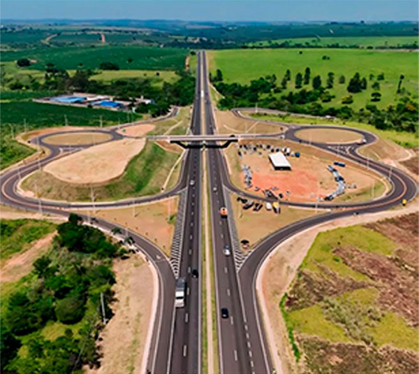 Reprodução/Instagram - Dispositivo de Acesso e Retorno com Viaduto SPD 343/333 da Rodovia Rachid Rayes, em Marília - Foto: Divulgação