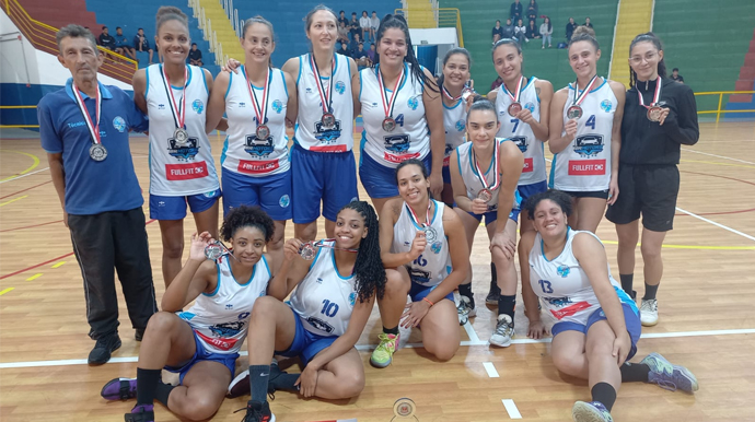 Divulgação/Secretaria de Esportes - Basquete Feminino fica com a prata na final da modalidade - FOTO: Divulgação/Secretaria de Esportes