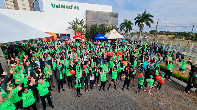 Divulgação/Cedida - Caminhada acontece no dia 18 de agosto - Foto: Divulgação/Unimed