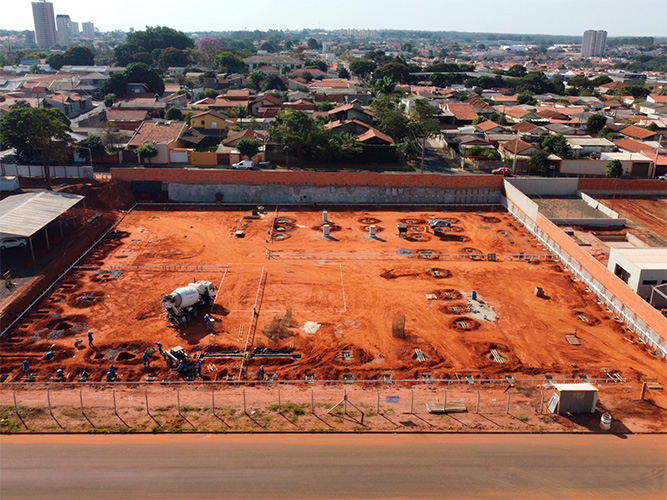 Divulgação - O Residencial Atacama já está, até o momento, com 55% das fundações concluídas e com 90% de avanço nas etapas de escavação e terraplanagem - Foto: Divulgação