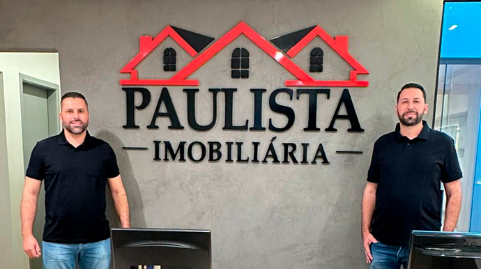 Divulgação - Os proprietários Adriano Medina e Thiago Furlan da Paulista Imobiliária - Foto: Divulgação