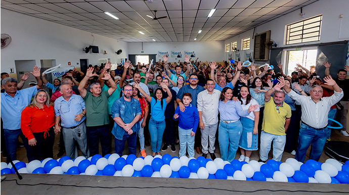 Laert Nunes - Convenção em Maracaí oficializa Vermelho e Ademir França como pré-candidatos à Prefeitura - FOTO: Laert Nunes