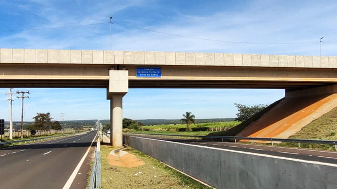 Divulgação - Viaduto fica localizado no encontro das Rodovias Rachid Rayes (SP-333) e Raposo Tavares (SP-270), na altura dos KMs 391 e 300 em Assis - FOTO: Divulgação