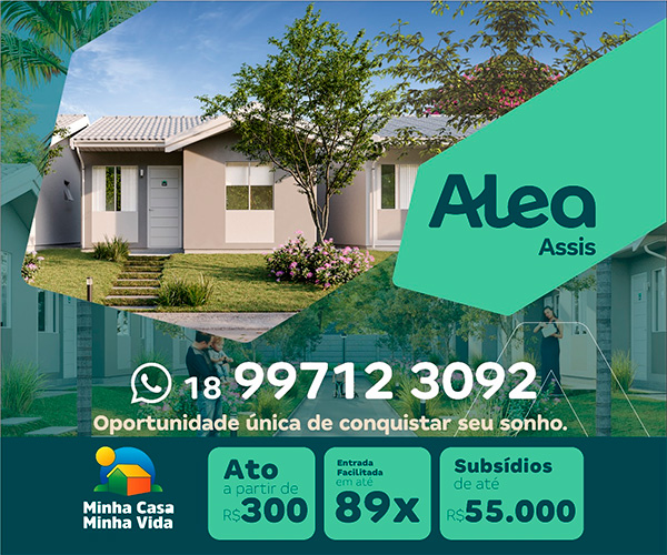 Divulgação - A Construtora Alea oferece entrada facilitada com parcelamentos em até 89x - Foto: Divulgação