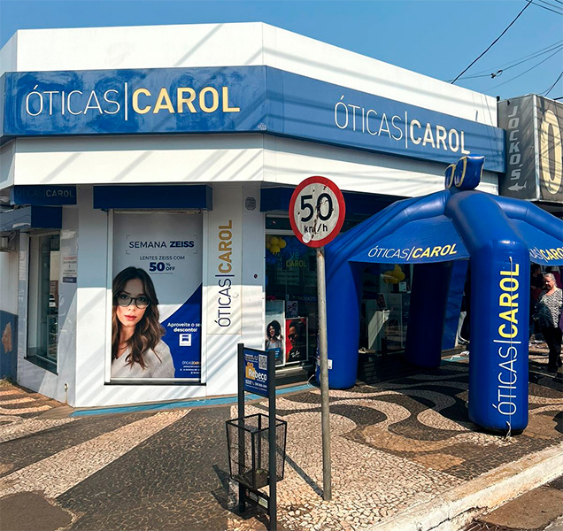 Divulgação - Em Assis, a Óticas Carol está localizada na Avenida Rui Barbosa, 555 - Foto: Divulgação