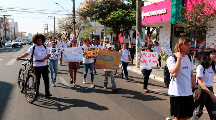 Reprodução/Departamento de Comunicação - O Fórum oferece diversos serviços e suporte para pessoas em situação de rua no município - Foto: Reprodução/Departamento de Comunicação