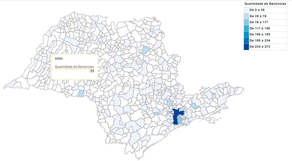 Reprodução/TSE - Total de denúncias em Assis - Foto: Reprodução/TSE