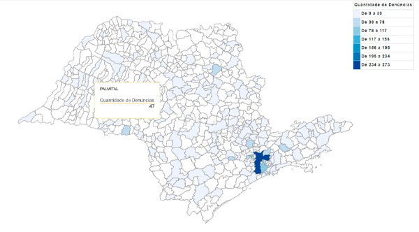 Reprodução/TSE - Palmital é a cidade daregião com mais denúncias - Foto: Reprodução/TSE