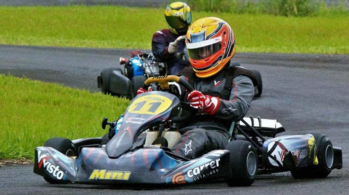 Divulgação - Competição de kart terá início às 9h da manhã e promete muita adrenalina ao longo do dia - Foto: Divulgação