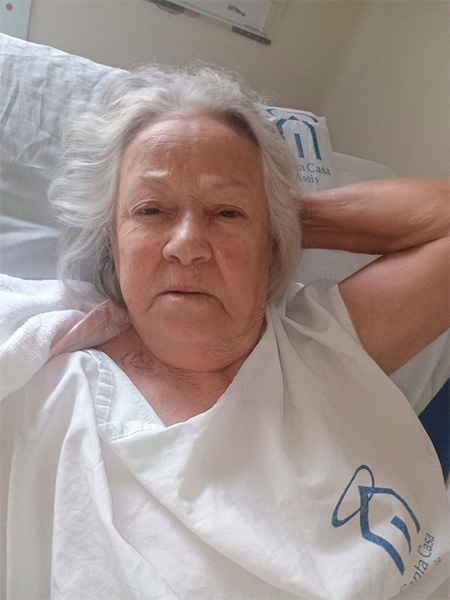 Reprodução/Arquivo Pessoal - Vanda Inês de Souza Santos, de 86 anos, passará por cirurgia nesta sexta-feira, 13 - Foto: Reprodução/Arquivo Pessoal