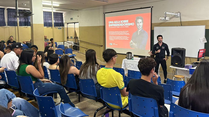 Divulgação - Daniel Mencacci, CEO da Fitoway, em palestra - Foto: Divulgação