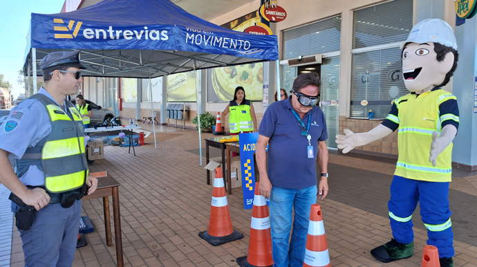 Divulgação - Programação tem foco na segurança viária dos motoristas; Concessionária leva ouvidoria itinerante em ação - Foto: Divulgação