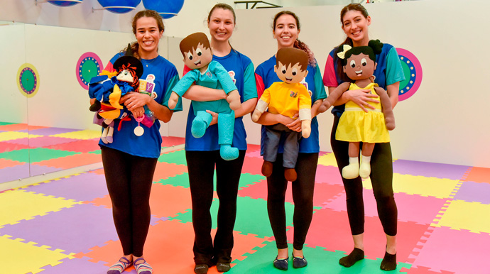 Divulgação - A equipe da Baby Gym Assis - Foto: Divulgação