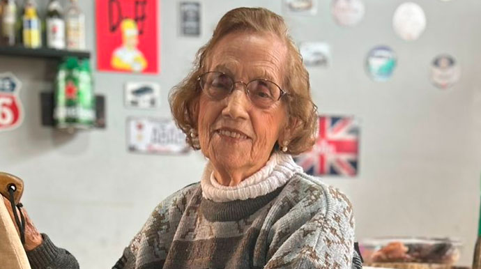 AssisCity - Celina Mendonça de Souza, a Dona Santa, de 88 anos - Foto: Divulgação/Cedida