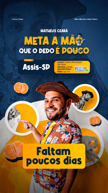 Divulgação - O humorista traz seu estilo desbocado e sem censura para o palco do Teatro Municipal de Assis, em sessão extra no dia 19 de outubro - Foto: Divulgação