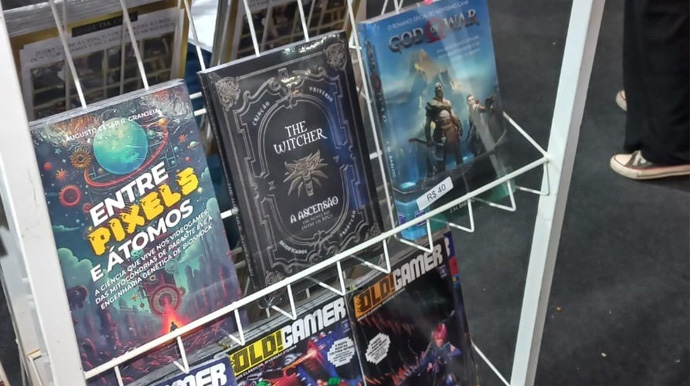 Arquivo Pessoal - Livro foi lançado oficialmente no final de semana durante a Brasil Game Show 2024, em São Paulo - FOTO: Arquivo Pessoal