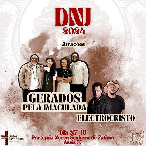 Divulgação - Atrações musicais do DNJ 2024 - Foto: Divulgação