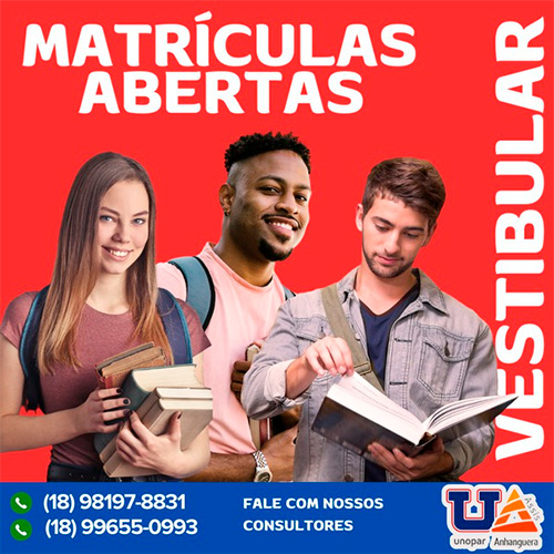 Divulgação - Com mais de duas décadas de tradição, a Unopar Anhanguera oferece a você a oportunidade de ter uma educação de alta qualidade, com suporte acadêmico e flexibilidade para estudar no seu ritmo - Foto: Divulgação