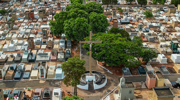 Divulgação - Cemitério Municipal estará aberto das 6h às 18h neste sábado, dia 2 de novembro - FOTO: Divulgação