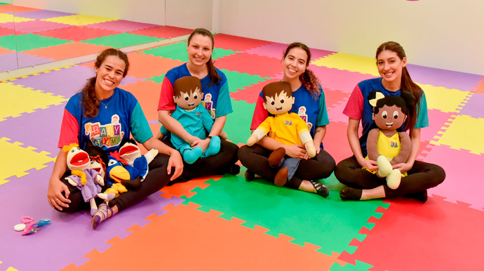 Divulgação - A equipe da Baby Gym Assis - Foto: Divulgação