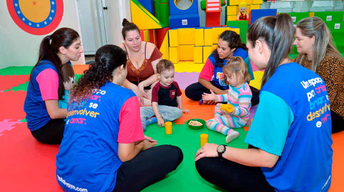 Divulgação - O ambiente da Baby Gym é especialmente projetado para estimular a evolução física, cognitiva e emocional dos bebês e das crianças, sempre respeitando cada fase do crescimento - Foto: Divulgação