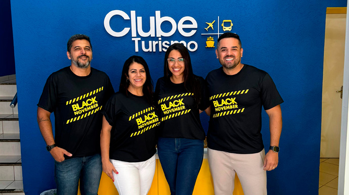 Divulgação - A equipe da Clube Turismo - Foto: Divulgação