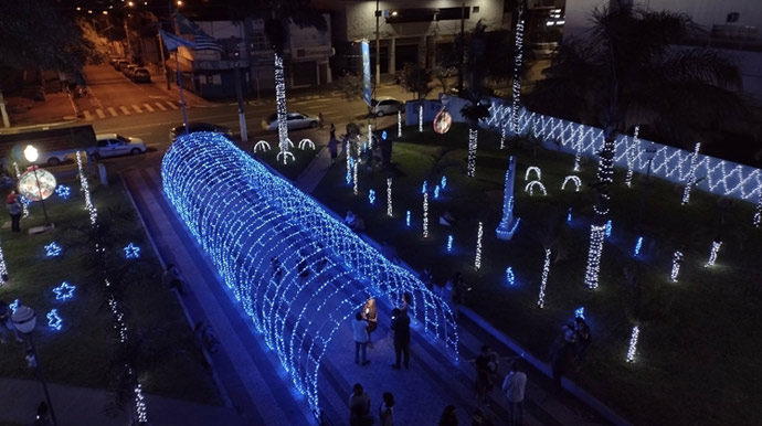 Iluminação do paço municipal 2024