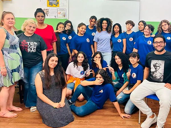 divulgação - Alunos e professores realizaram o evento na escola David Luz - Foto: Divulgação