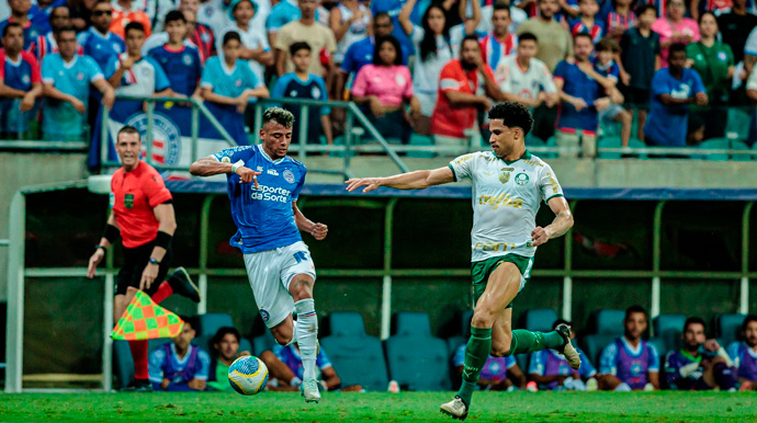 Paulo H Dias - Partida entre Bahia e Palmeiras terminou com a vitória da equipe Paulista por 2x1 - Foto: Paulo H Dias