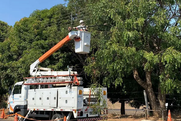 Energisa/Divulgação - Podas deárvores garante a segurança elétrica- Foto:Energisa/Divulgação