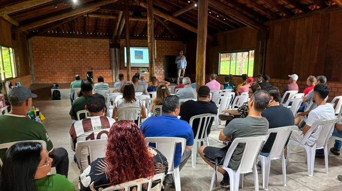 Reprodução/SEAMA - O evento contou com uma palestra de Mateus de Mello Godin, engenheiro técnico em Segurança do Trabalho - Foto: Reprodução/SEAMA