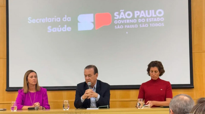 Divulgação/Santa Casa de Assis - Participaram do evento o secretário de estado da Saúde Eleuses Paiva, a coordenadora da CGCSS/SES Dra. Marcela Pégolo e a secretária executiva de Estado da Saúde do Estado de SP, Priscilla Reinisch Perdicaris - Foto: Divulgação/Santa Casa de Assis