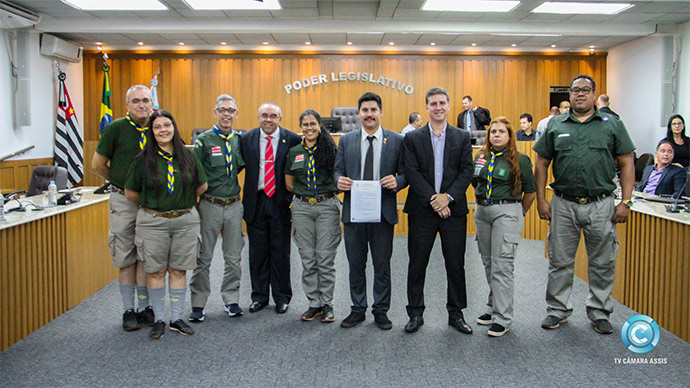 Vereadores reconhecem Grupo de Escoteiros Carajuru como entidade de utilidade pública - Foto: Câmara Municipal